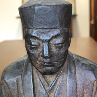 三枝惣太郎作「俳諧宗匠」ブロンズ｜有秋小春