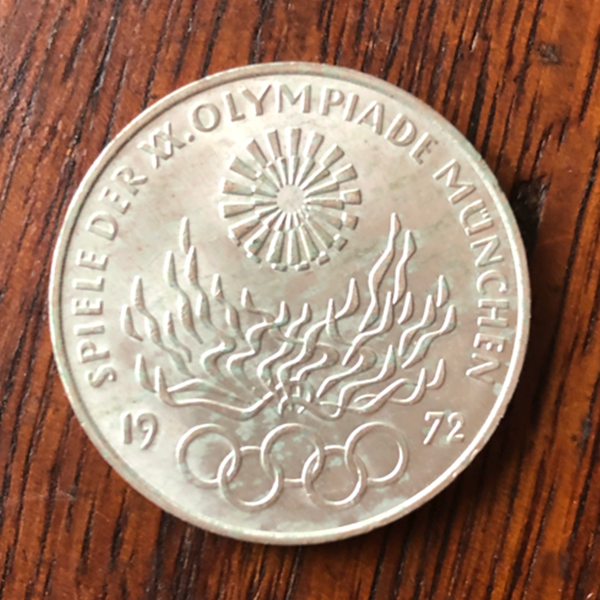 ドイツ五輪ミュンヘン1972年開催銀貨10マルク記念通貨